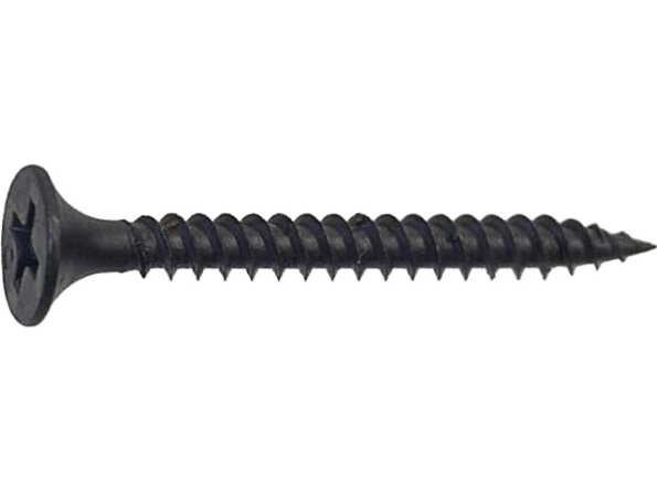 Afbeeldingen van Kelfort Snelbouwschroef 3.5 x 45 mm normale draad trompetkop zwart