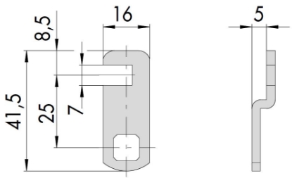 Afbeeldingen van CISA Sluithaak serie 072210 met haak