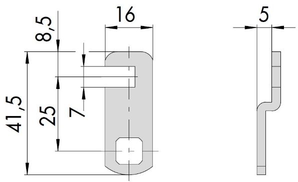 Afbeeldingen van CISA Sluithaak serie 072210 met haak
