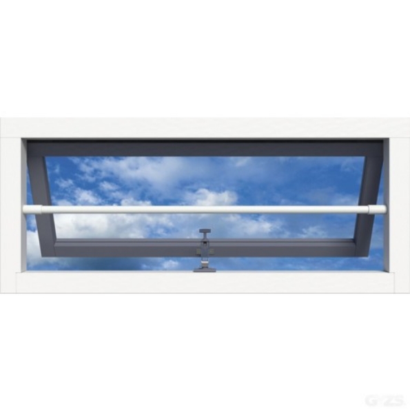 Afbeeldingen van SecuBar Barrière stang Twist in de dag Twist, 990 mm, wit, rvs