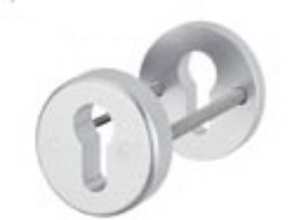 Afbeeldingen van HOPPE Veiligheidsrozetten 46NSA/46-1S, deurdikte 37-42 mm, rond, ronde hoek, massief