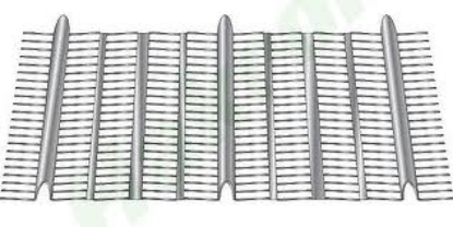 Afbeeldingen van Plaat ribbenstrekgaas, 200 x 20 cm