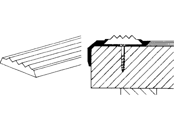 Afbeeldingen van AluArt Inlage voor trapkant rubber