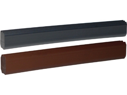 Afbeeldingen van Trap inlegprofiel, 11 x 8 mm, zwart, pvc