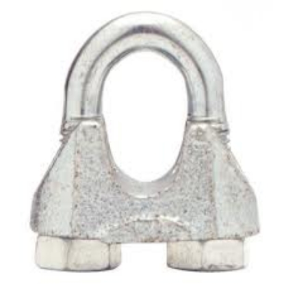 Afbeeldingen van DX Staaldraadklem Type 741 1" gegalvaniseerd verzinkt