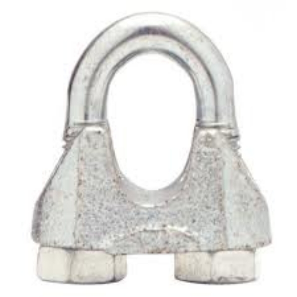 Afbeeldingen van DX Staaldraadklem Type 741 1" gegalvaniseerd verzinkt