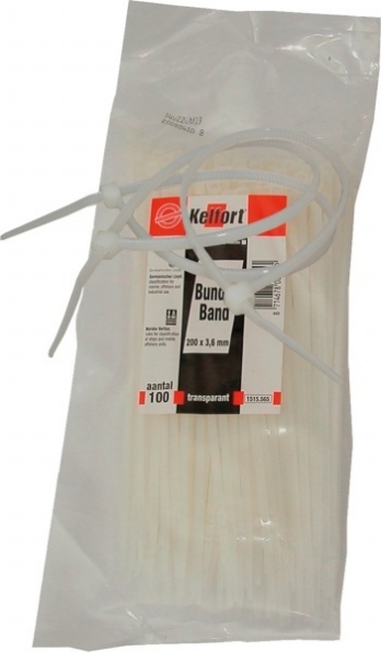 Afbeeldingen van Kelfort Bundelband, 100 x 2.5 mm, transparant