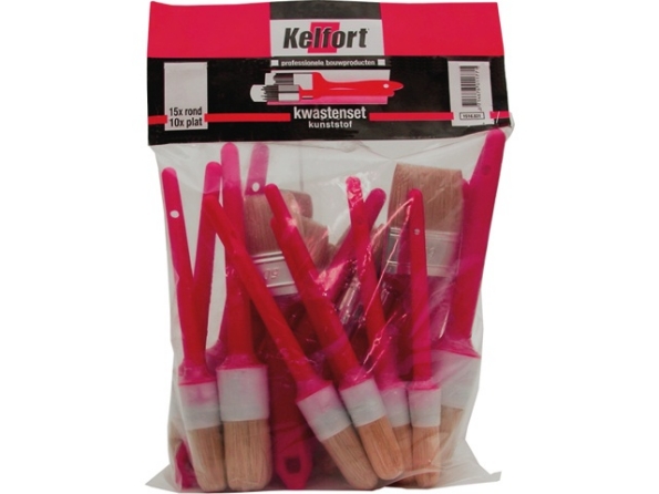 Afbeeldingen van Kelfort Kwastenpakket 25 stuks