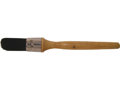 Afbeeldingen van Kelfort Ronde kwast mt 14 24mm zwart haar hout