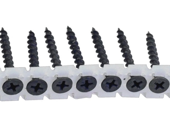 Afbeeldingen van Kelfort Snelbouwschroef op band 3.9 x 45 mm grove draad trompetkop zwart