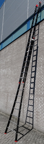 Afbeeldingen van Kelfort Opsteekladder MAGNUS 2x16 polyester gecoat