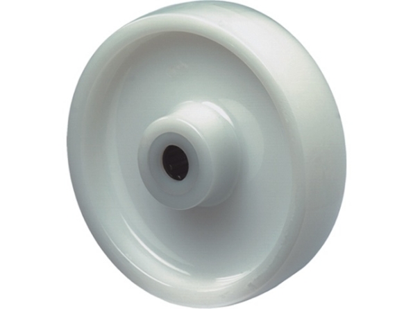 Afbeeldingen van Kelfort Wiel 80 mm met rollager wit pvc