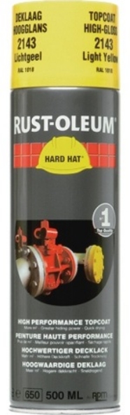 Afbeeldingen van RUST-OLEUM® Deklaag Hard Hat veiligheidsgeel 500ml