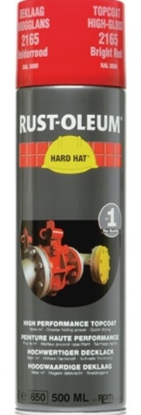 Afbeeldingen van RUST-OLEUM® Deklaag Hard Hat helderrood 500ml