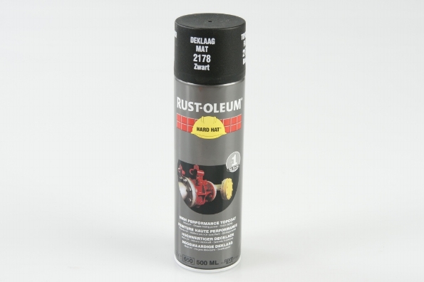 Afbeeldingen van RUST-OLEUM® Deklaag Hard Hat, 500 ml, mat zwart  