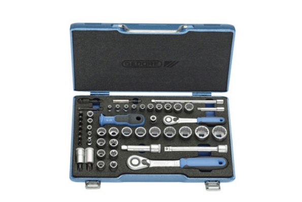 Afbeeldingen van GEDORE Dopsleutelset 3/8" + 1/4" 52-delig D 30 TX20 U-20