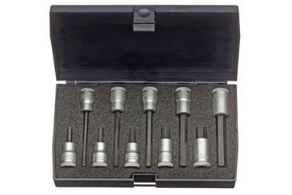 Afbeeldingen van GEDORE Dopsleutel-schroevendraaierset 3/8" 10-delig IN 30 LKM 4-10mm