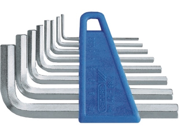 Afbeeldingen van GEDORE Stiftsleutelset tbv binnenzeskant-schroeven PH 42-88 8 delig  2-10mm