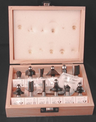 Afbeeldingen van RvSTools DHZ Frezensets schacht 6mm 12 delig