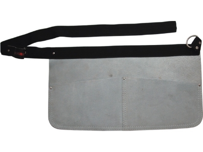 Afbeeldingen van Spijkerschort leder + riem