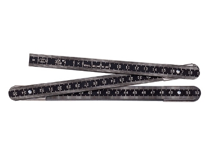Afbeeldingen van Schuil Duimstok, aluminium 12 delig 2 meter