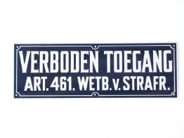 Afbeelding voor categorie Verbodsborden