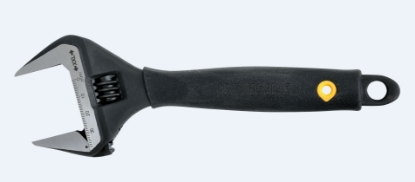 Afbeeldingen van Ironside Verstelbare schroefsleutel softgrip zwart 200mm