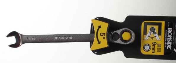 Afbeeldingen van Ironside Ratelsleutel cv 9mm