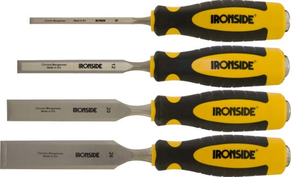 Afbeeldingen van Ironside Steekbeitelset 4 delig 6-26mm