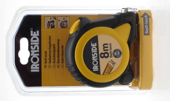 Afbeeldingen van Ironside Rolbandmaat Evolution rubber 25mmx8m