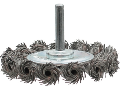 Afbeeldingen van Ironside Roterende staaldraadborstel m6 75mm