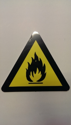 Afbeeldingen van Pickup driehoek 20cm    ontvlambaar