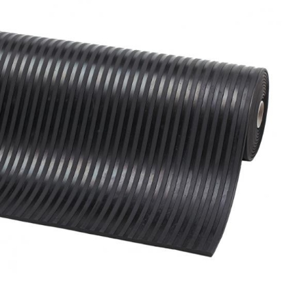 Afbeeldingen van Slipmat rubber geribt       500x3mm