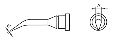 Afbeeldingen van Weller soldeerstift 0.4mm   lt-1slx