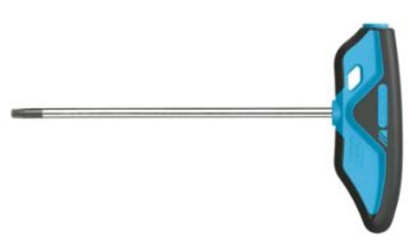 Afbeeldingen van GEDORE Stiftsleutel met 2C-T-greep tbv inwendige TORX® schroeven 2142 TX t15