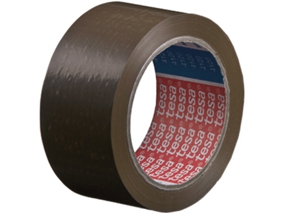 Afbeeldingen van tesa® PVC verpakkingstape 4120 bruin 50mm x 66m