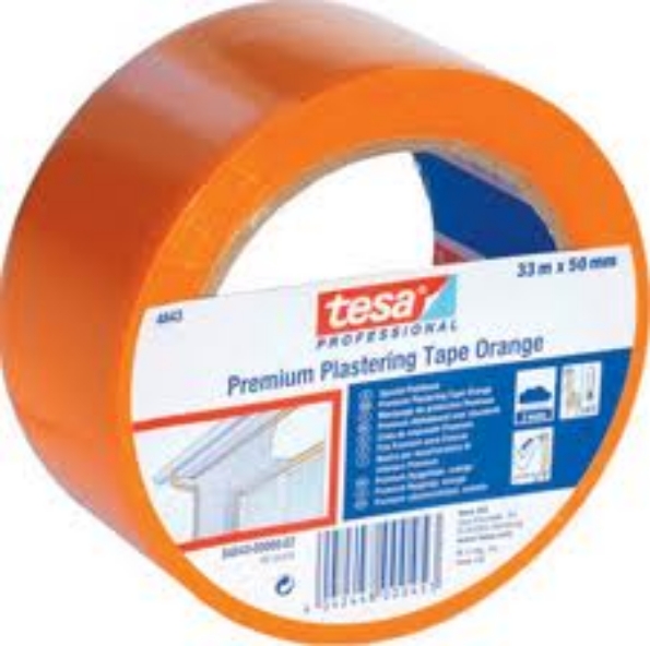 Afbeeldingen van tesa® Premium Bepleisteringstape 4843 50mm x 33m