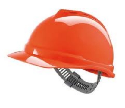 Afbeeldingen van MSA V-Gard veiligheidshelm met Push-Key binnenwerk oranje