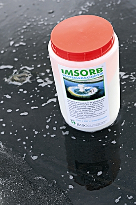 Afbeeldingen van Imsorb waterabsorbent granulaat, +/- 4,5 kg, absorptievermogen van 1000 liter water
