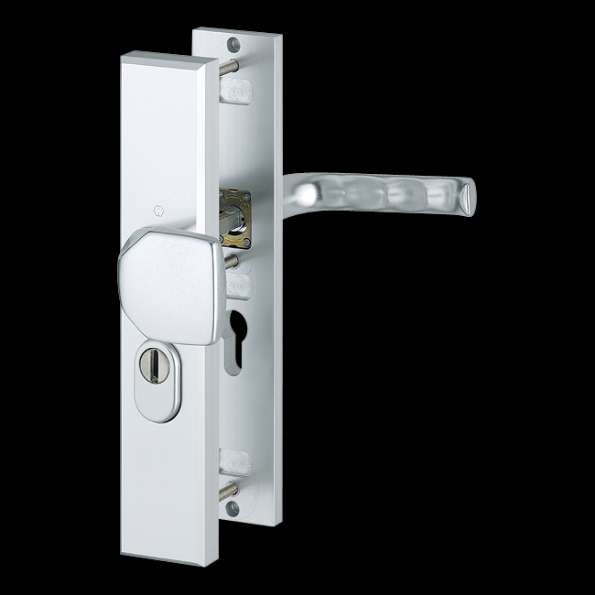 Afbeeldingen van HOPPE Veiligheids voordeurgarnituur London pc55 f1, 61g2236za/2214/113, met kerntrekbeveiliging