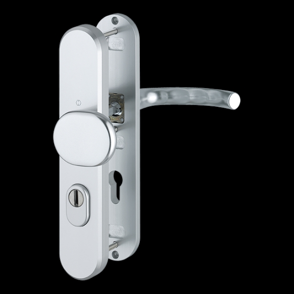 Afbeeldingen van HOPPE Veiligheids voordeurgarnituur Tokyo pc72 f1, 86g3236za/3214/1710, met kerntrekbeveiliging