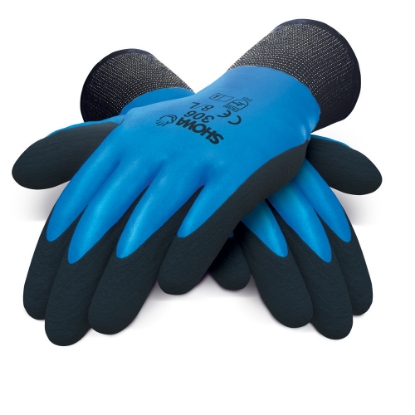 Afbeeldingen van Showa Werkhandschoen 306 blauw 7/M