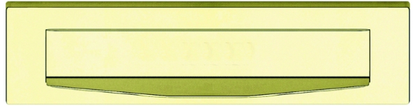 Afbeeldingen van Opentech Briefplaat Recht PVD gold