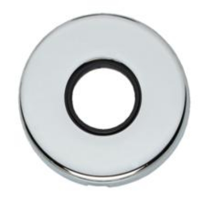 Afbeeldingen van INTERSTEEL Rozet rond verdekt kunststof chroom 3186