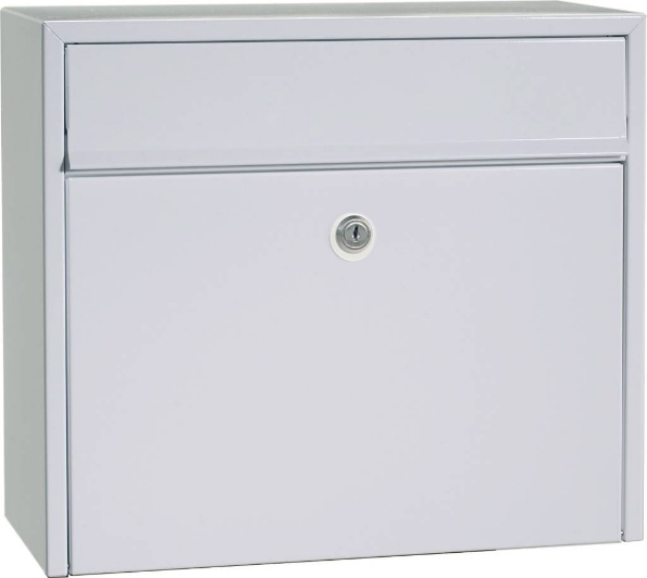 Afbeeldingen van Allux Brievenbus, staal verzinkt gepoedercoat LT150 wit