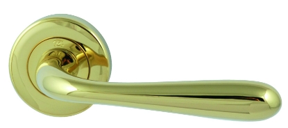 Afbeeldingen van Mariani Deurkruk Baia pvd messing