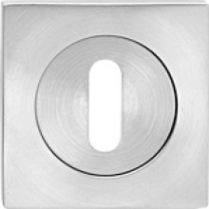 Afbeeldingen van Kd vierkant sleutelrozet        rvs