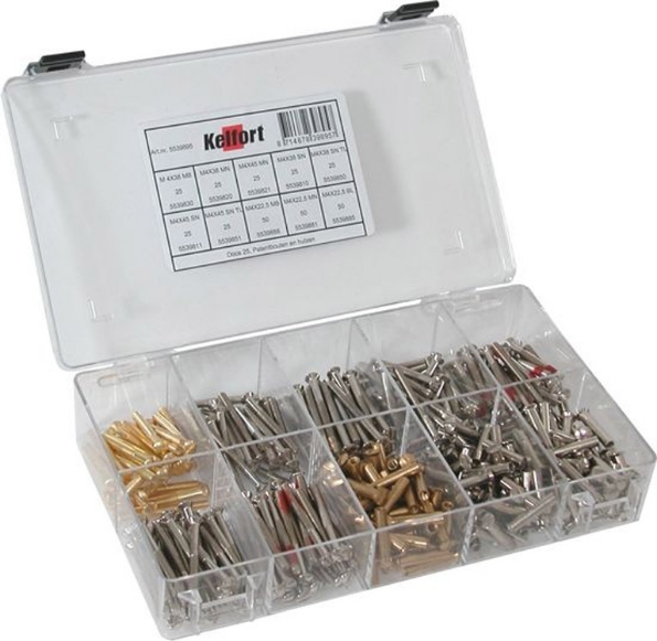 Afbeeldingen van Kelfort Assortimentsdoosje patentbout/huls