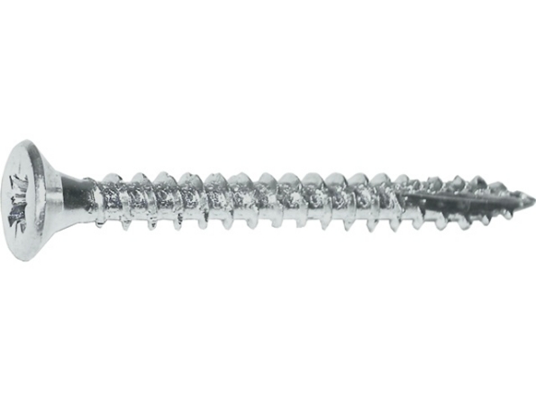 Afbeeldingen van Kelfort Silverdrill 1.0 type S spaanplaatschroef pz1 3.0x35 mm, platte kop voldraad