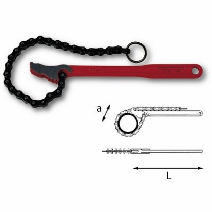 Afbeeldingen van Usag kettingtang 312        1/2"-4"